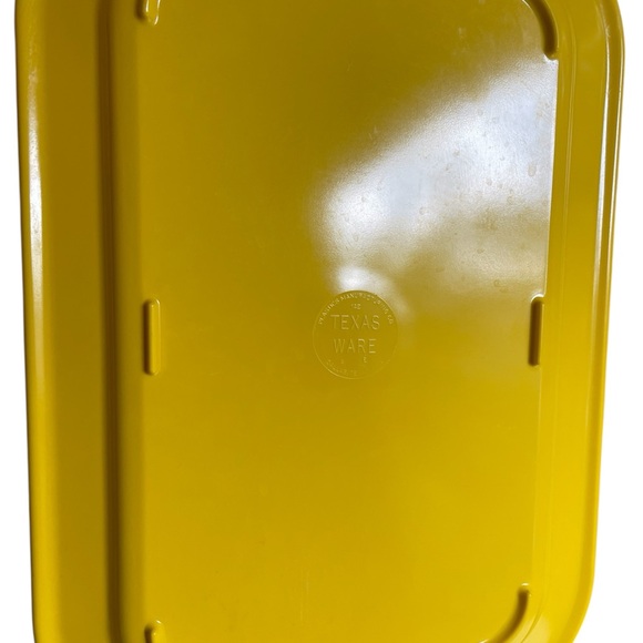 6 MCM HJ Stotter yellow tulip design rock glasses & Texasware 142  tray - Picture 13 of 14